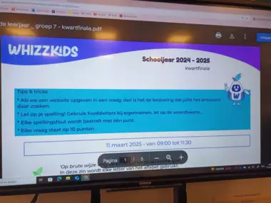 482328000_10161425028624811_2022091301180183988_n -  - Onze leerlingen naar de kwartfinales van Whizzkids!