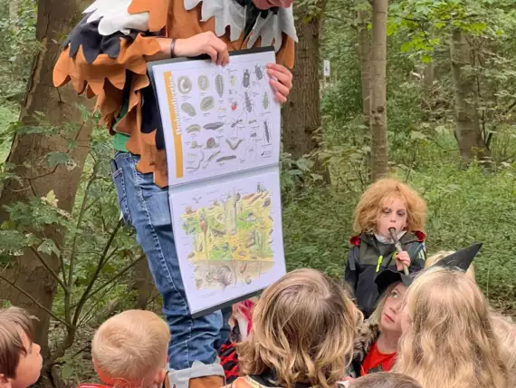 Spannende avonturen in het bos met heks Karoetsie en Kriskras!-387051290_2006786542988797_4730405438400637150_n